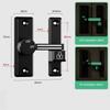 Door Latch Luminous Sliding Door Lock 90 Degree Barn Bolt Zinc Alloy Gate Latch Lock Window Cabinet Hook Lock Buckle Hardware