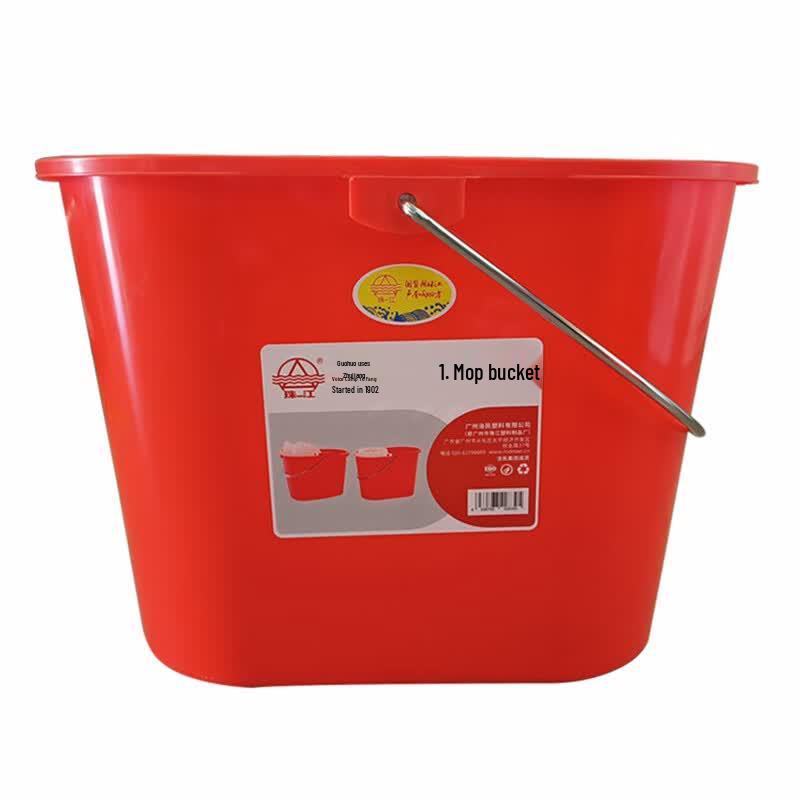 Xushi 10L Thickened Oval Mop Bucket 5-Pack