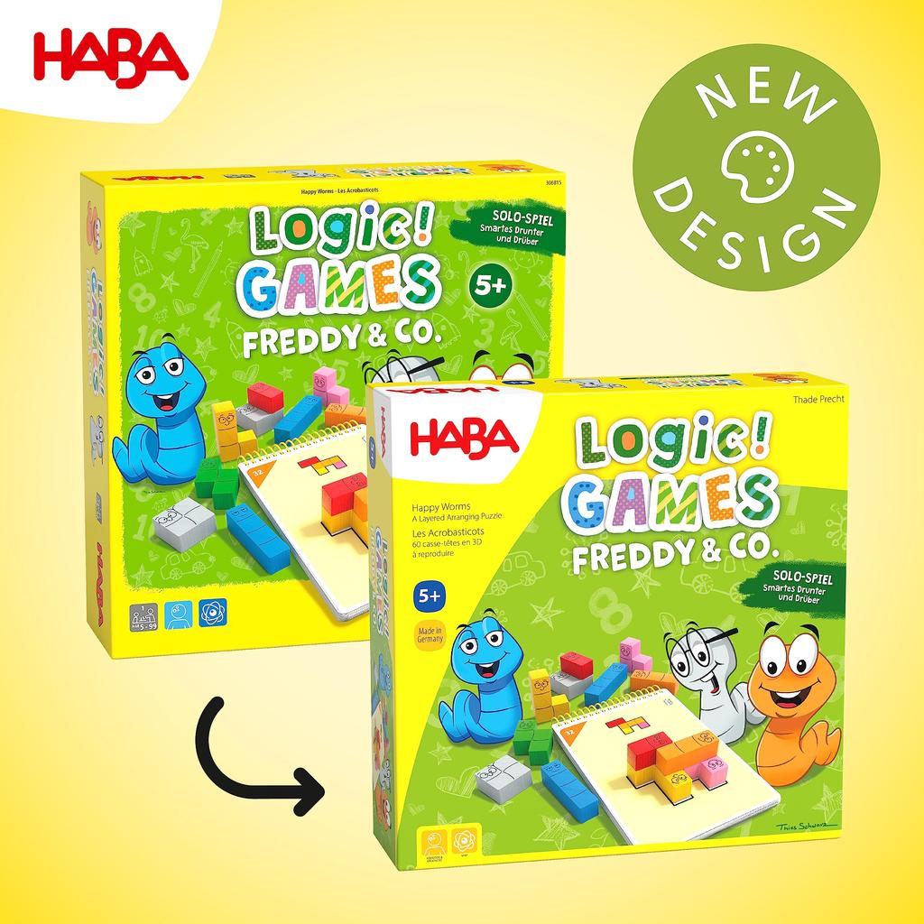 HABA Logic Game Happy Worm HA6815