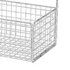 Kitchen Hanging Storage Rack Wall Mounted Storage Basket Punch Free Hanging Wall Organizer Baskets