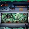 Large Hanging Backdrop Garage Door Cover Halloween Garage Door Decorations Cover Banner Halloween Garage Door Cover Decorations