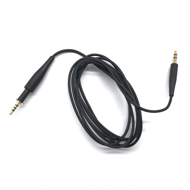 

3. 5mm Plug Cable Replacement Headphone Audio Cable Extension Noise Cancelling Convenient for AKG K450 K452 K480 Q460 чорний