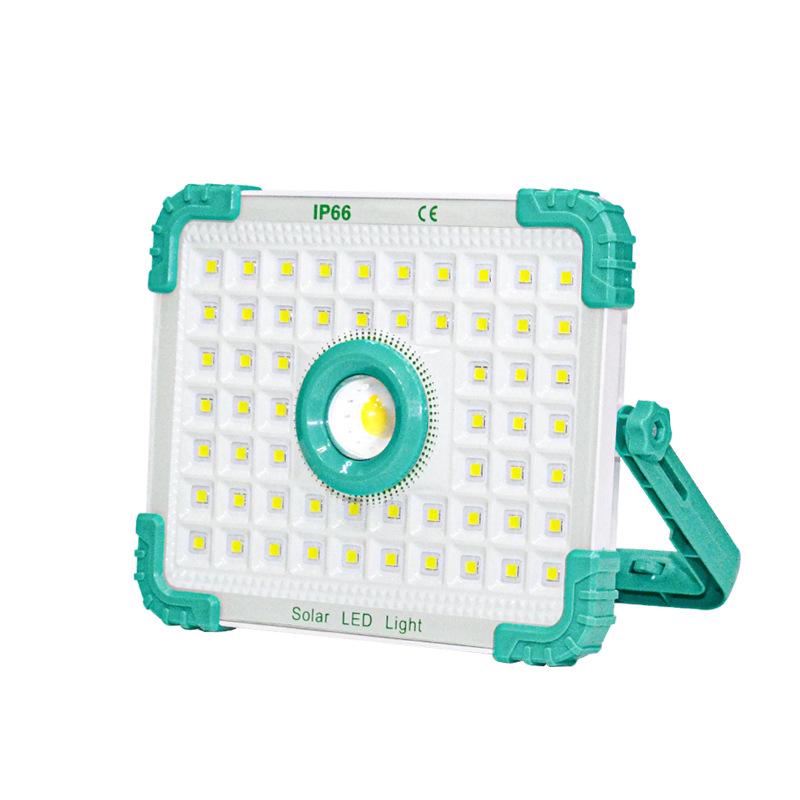 Superheller Tragbarer Solar-Flutlichtstrahler für Outdoor-Camping und Notbeleuchtung