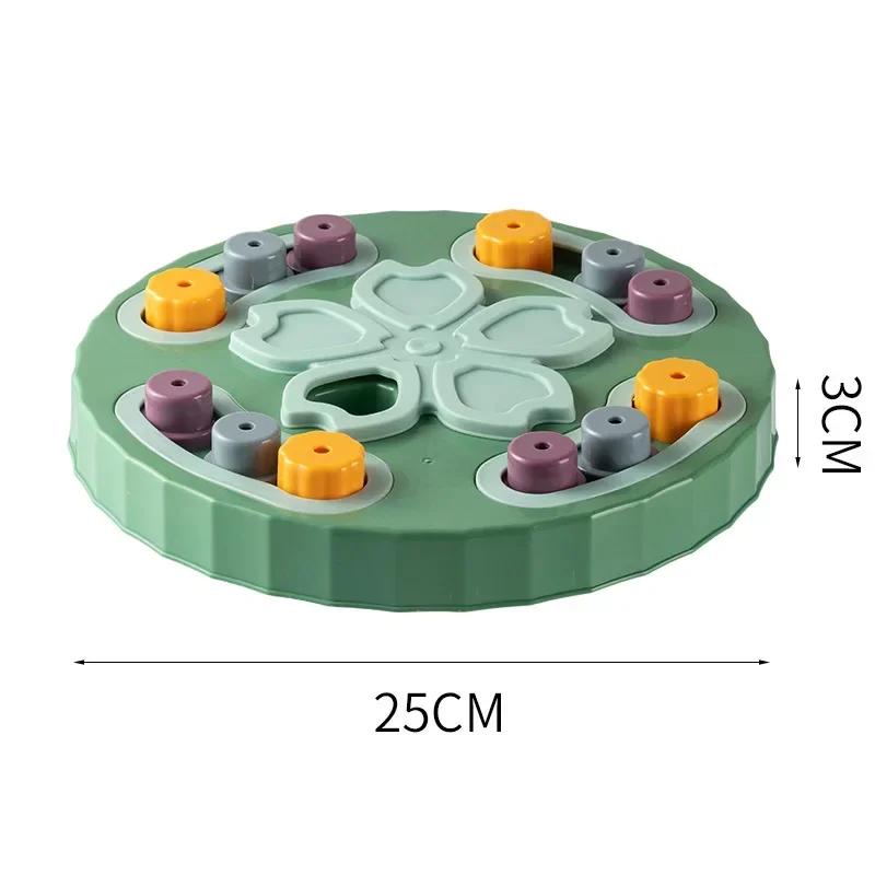 

Interactive Puzzle Toys for Cats and Dogs Slow Feeder Bowl Non Slip Pet Food Dispenser Mental Stimulation IQ Training Games XS