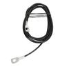 Fitness Pulley Cable 5mm Thick Heavy Duty Pulley System Replacement Fitness Cable for Pulley Machine Accessories 2.5 Meter