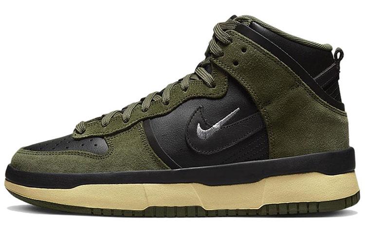 

Nike Dunk High Up Medium Olive Black Velvet Brown Wolf Grey Женские DH3718-200 37.5