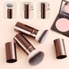 Multifunctional Face Makeup Brushes Retractable Kabuki Brushes Travel Powder Foundation Blush Makeup Brush for Blending Liquid