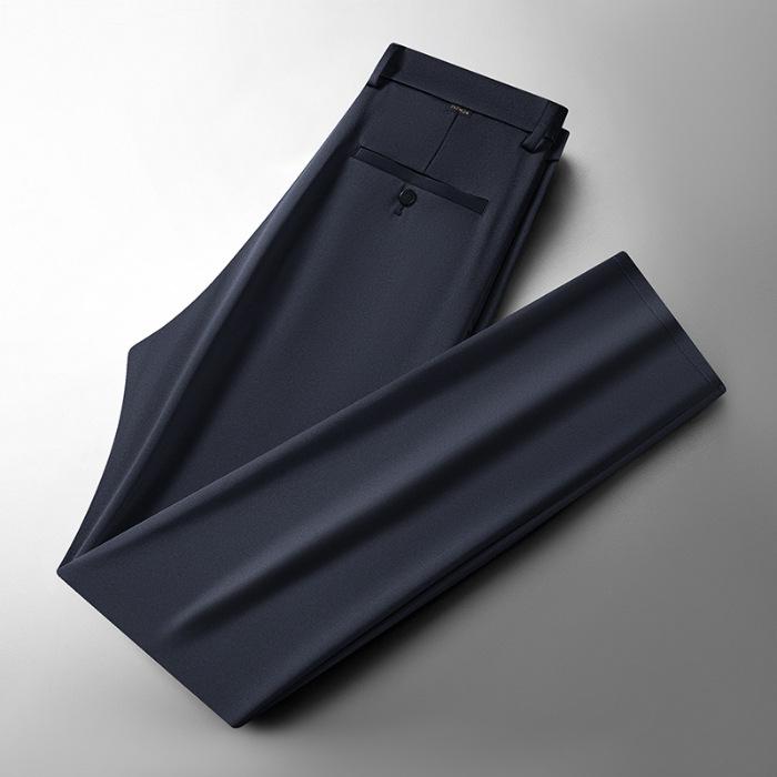 

Новые осенние и зимние мужские брюки, трендовые универсальные повседневные брюки, мужские свободные прямые брюки корейской версии, деловые эластичные повседневные брюки для мужчин 40