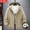 Mens Oversized Hooded Down Jacket Winter Warm Loose Fit Plus Size Parka Cold Weather