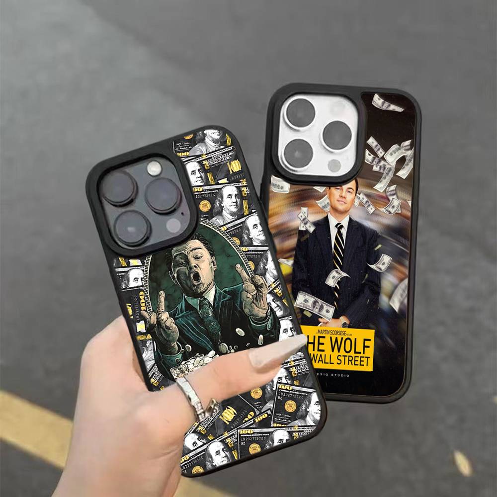 TV The W-Wolf Of W-Wall S-Street For IPhone 17 16 15 14 13 12 11 Pro Max Plus Mini PC+TPU Back Phone Cover