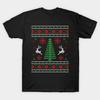 Knitted Pattern Ugly Christmas Sweater Made In Australia T-Shirt