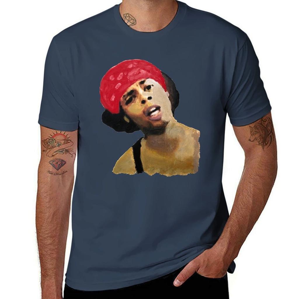 Antoine Dodson Oil Painting Print Tshirt Plus Size All Match Tee Shirt
