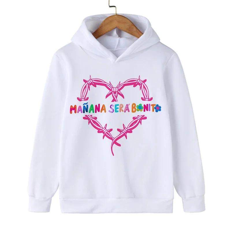 New Fun Children's Hoodie Manana Sera Bonito Karol G Bichet Children's Sportswear Children's Clothing Hoodie Girls' Top Sportswear