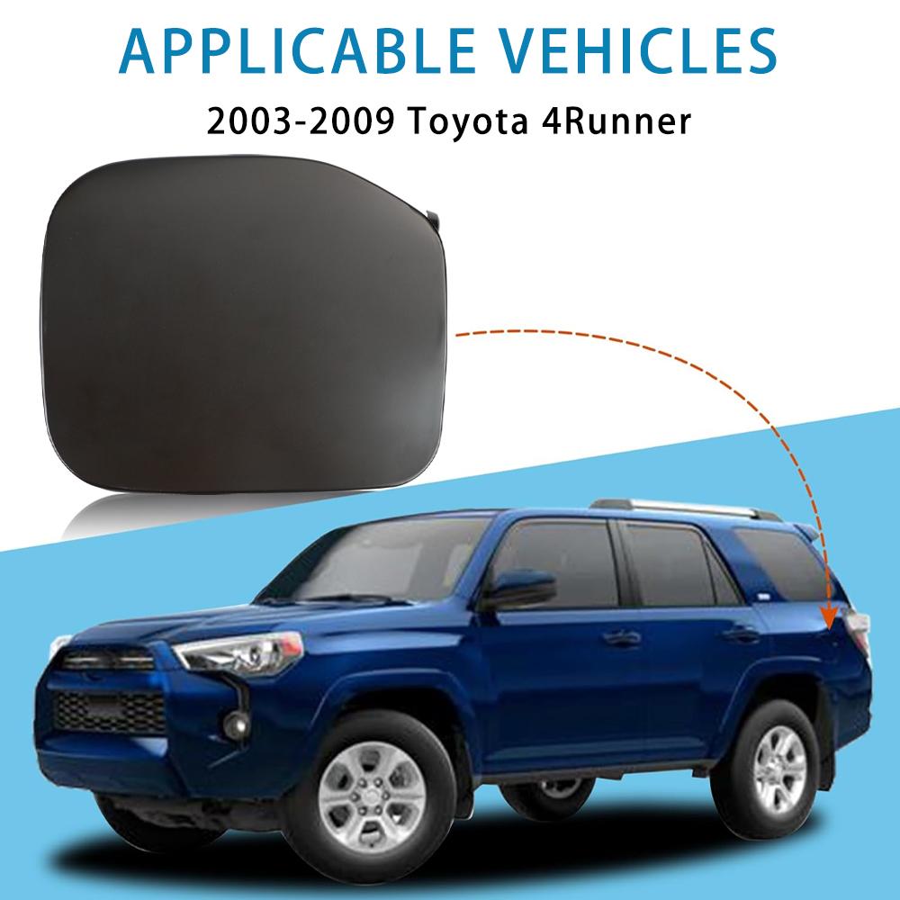 Fuel Door Cover Compatible with T-oyota 4Runner 2003-2009 Fuel Gas Filler Opening Lid Cover Replaces 77350-35050