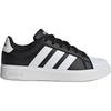 Adidas STREETTALK Low Top Kids' Skateboarding Shoes Black White Unisex Sneakers JQ8610