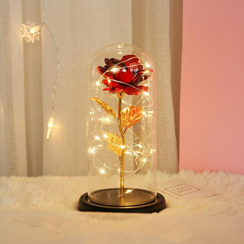 Buy Romantic LED Flower Night Motion Lamp Valentine Rose Light Wedding