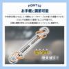 Mitoland Turnbuckles (Hook-to-Hook), Adjustable Tension for Wire Rope and Cable, Stainless Steel 304, Strong Wind Protection, Construction Materials,