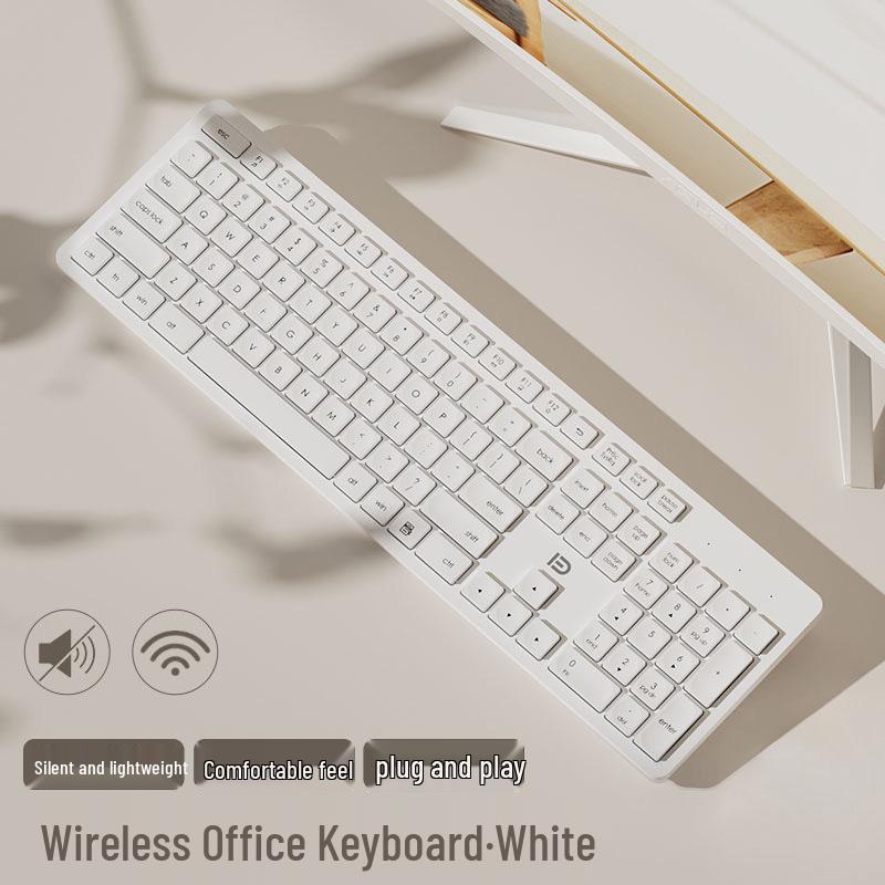 Universal Quiet Wireless Keyboard and Mouse Set for Laptop and Desktop