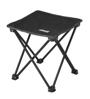 Coleman Compact Trekking Includes Storage Stool, Black, 2000021982. Outdoor, Camping, Park, Leisure, Chair, Portable, Balcony, Ottoman. Case.