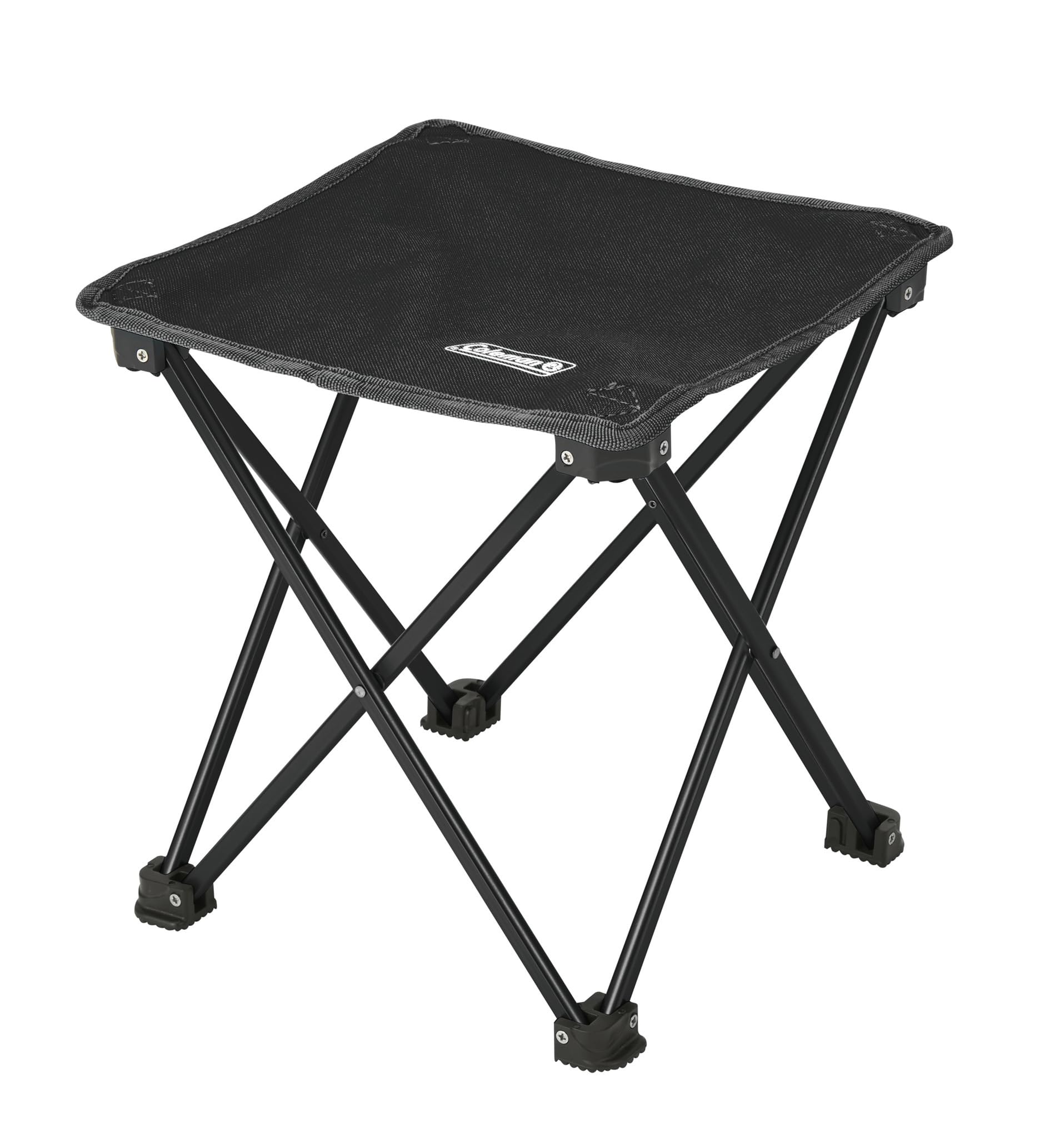 

Coleman Compact Trekking Includes storage Stool, Black, 2000021982. Outdoor, camping, park, leisure, chair, portable, balcony, ottoman. case. чёрный
