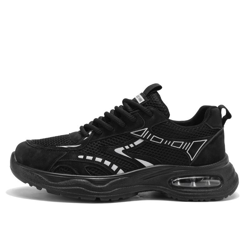 Quanzhou Shoes Men's Air Cushion Cushioning Dad Shoes Casual Sports Running Shoes Mesh Breathable Student Tide Shoes 2025
