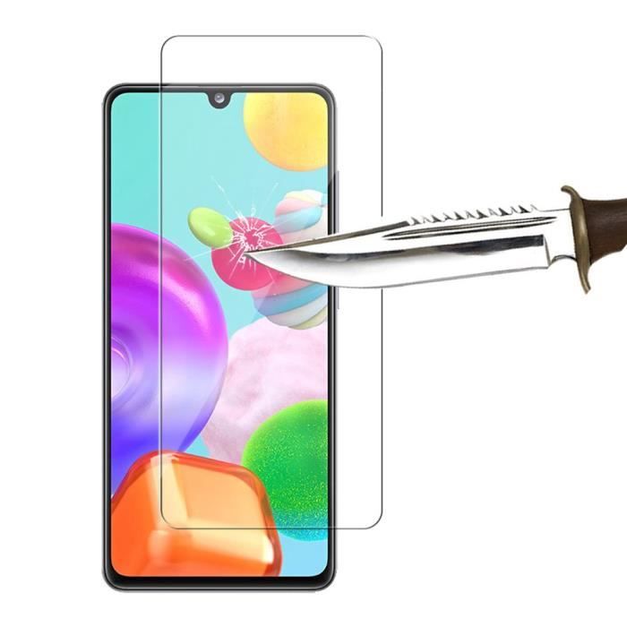 Film de protection - VCOMP - Samsung Galaxy A41 - Verre Trempé - Résistant aux rayures - Installation facile
