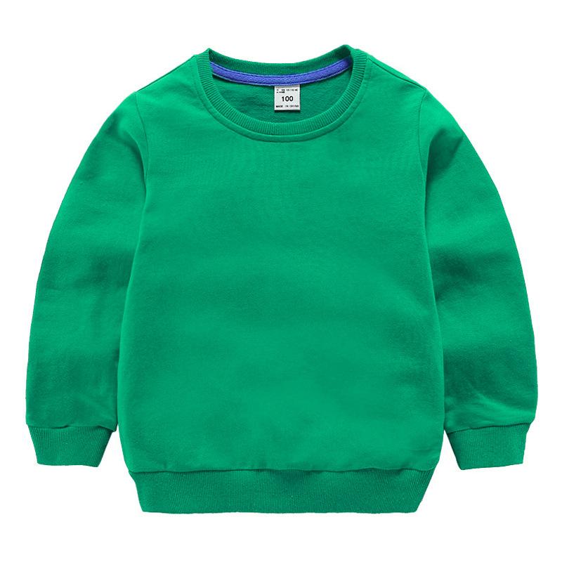Nuova Felpa con Cappuccio per Bambini 2026: Top per Bambini in Stile Coreano per Maschi e Femmine, Colore Unito, Girocollo, Manica Lunga, Moda Primaverile.