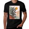 Abstract Tshirt Basic Short Sleeve Cotton Blend Tshirt