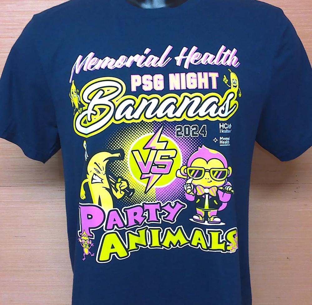 Savannah Bananas PARTY ANIMAL Gift For Fan Cotton T SHIRT S-5XL Unisex T-Shirt L