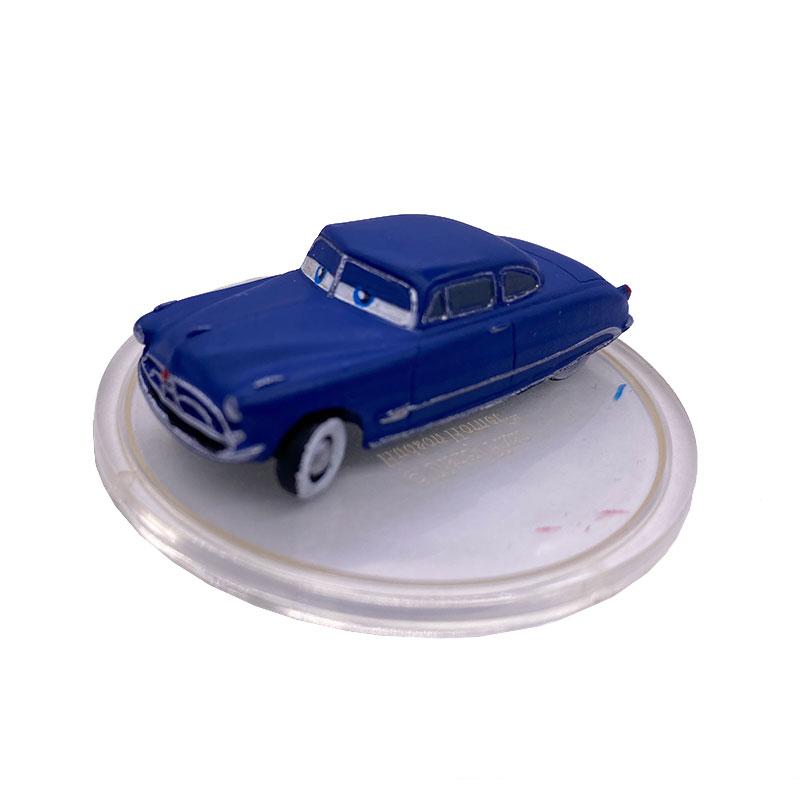 Pixar Cars Mcqueen Sheriff Flo Doc Hudson Luigi Guido Ramone Plastikmodell Kuchenverzierung Räder Können Sich Nicht Bewegen Kindergeschenk blue