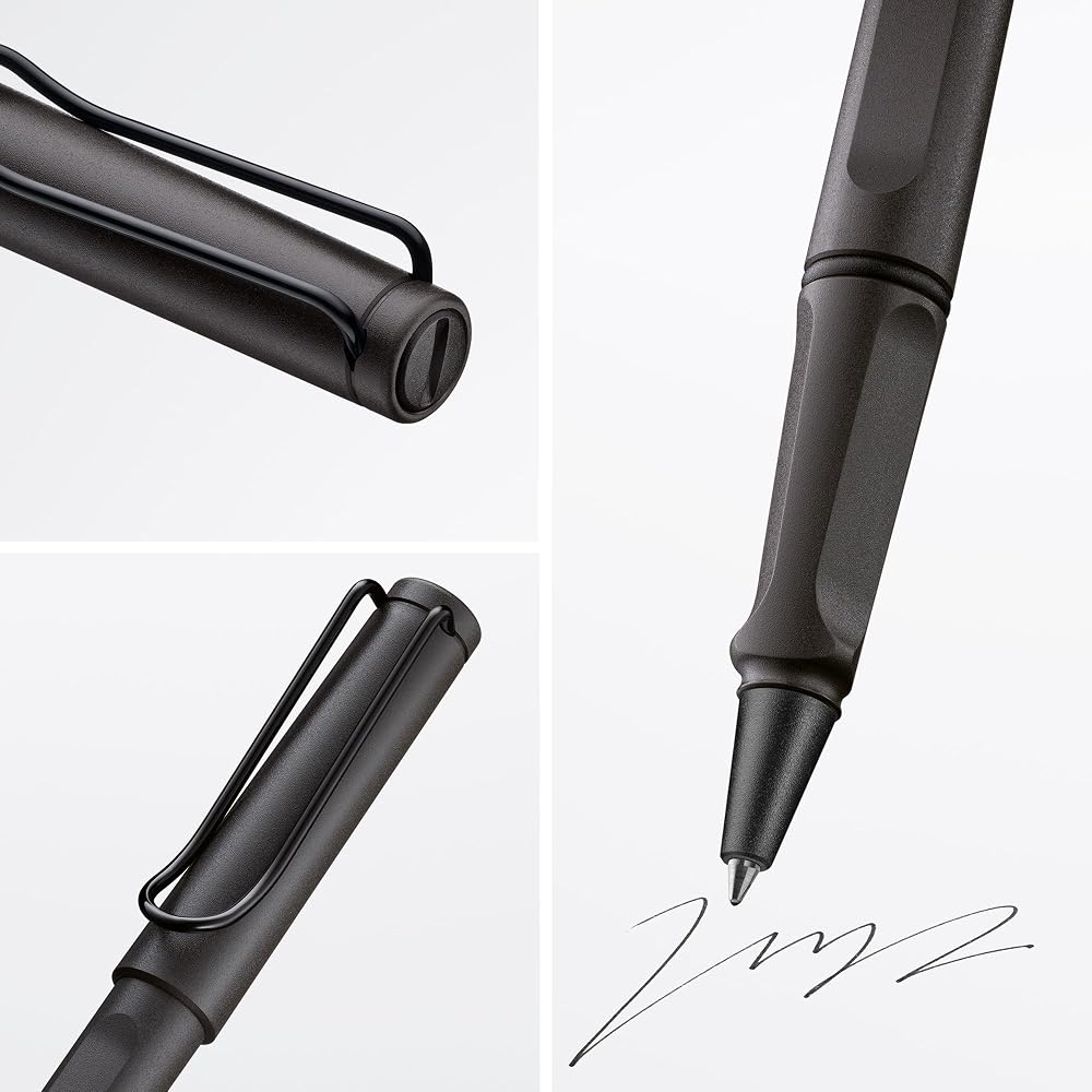 LAMY (Ramy) Safari Umbra (Umbra) Rollerball Pen - Ergonomic Grip Line Width M - Comfortable for L...