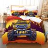 Monster Jam Bedding Set Single Twin Full Queen King Size Monster Jam F1 Bed Set Aldult Kid Bedroom Duvetcover Sets 3D Anime 022