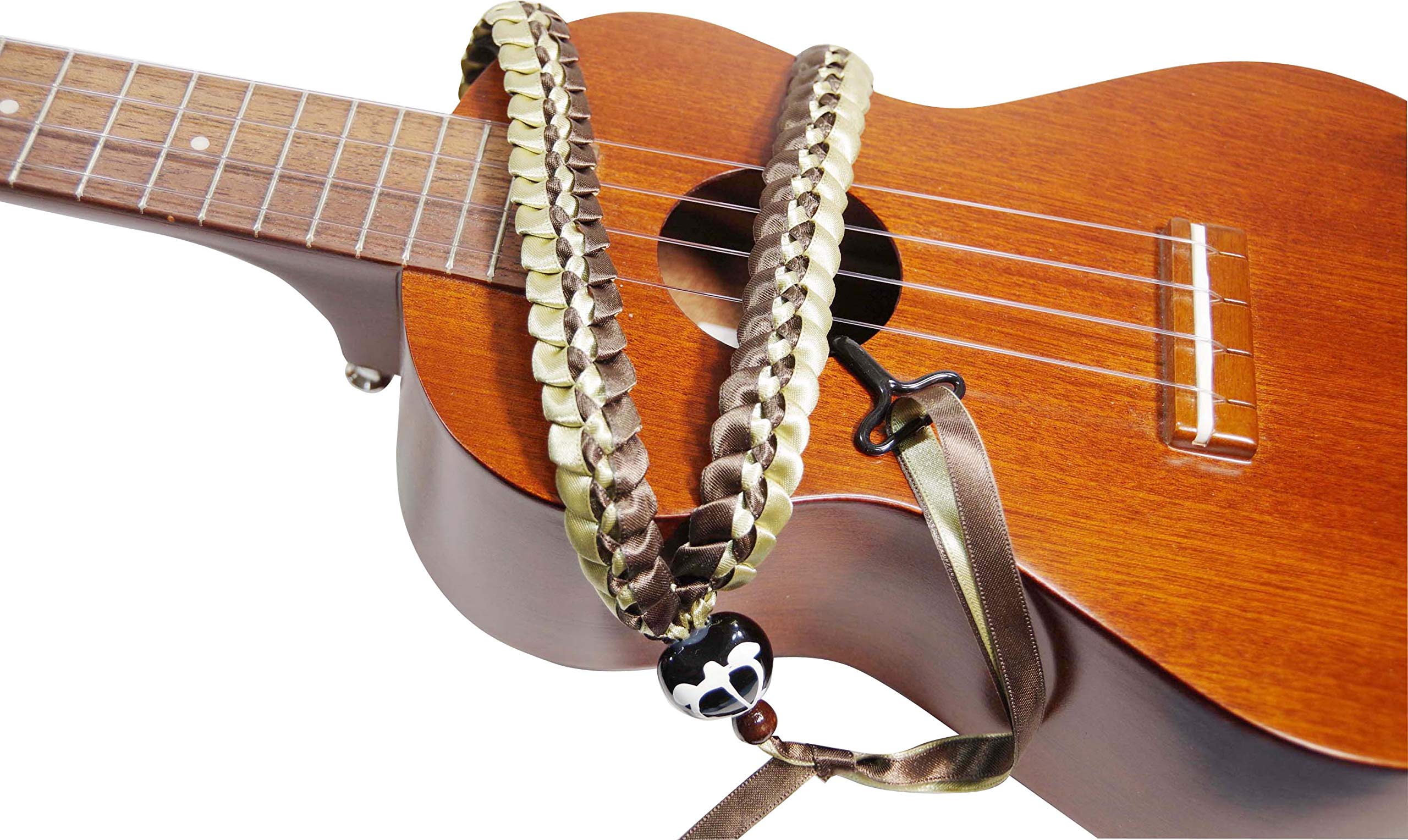 

Daiking Ukulele Ribbon Strap 9mm Gold Made in Japan