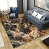 Vintage Deer Carpet Rug for Living Room Bedroom Home Sofa Decoration,Kids Play Non-slip Floor Mat