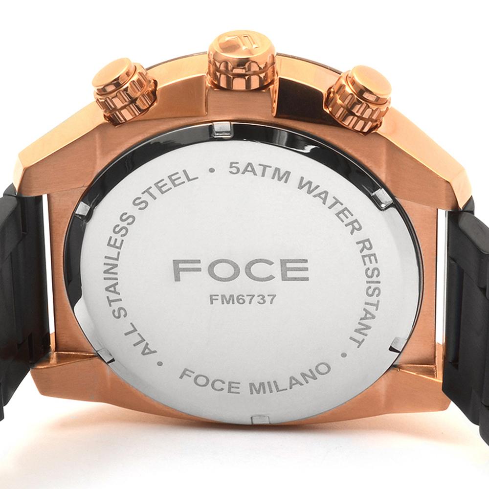 Poche 49Mm Men'S Chronograph Metal Watch Fm6737Bkg