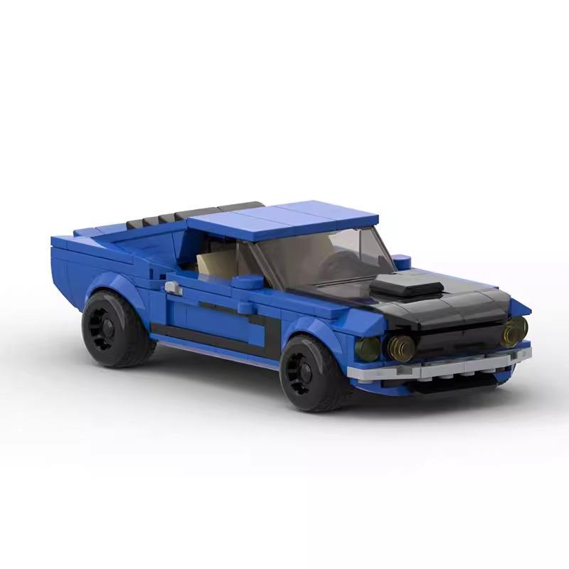 MOC-96038 Futama Boss 302 Racing Speed8 Grid Car Building Block Assembly Set