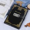 A5 Retro Creative Lockable School Office Supplies Password Notebook