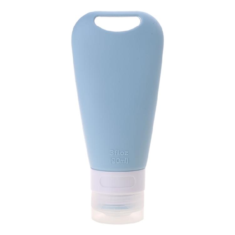 90ml Silikon-Reiseflasche für Toilettenartikel Auslaufsicher Nachfüllbar Ausdrückbar