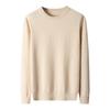 Men's Trendy Wool Round Neck Sweater: Autumn/Winter Collection, Long Sleeve Pullover for Casual Wear