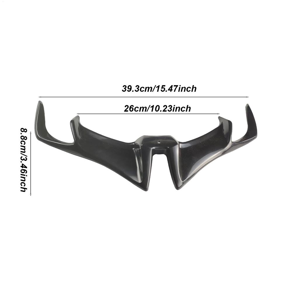 1PC Motorcycle Winglets Aerodynamic Wing Front Side Spoiler & Fairing Winglets Fixed Wind Wing For Enhanced Stability Ideal