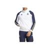 Real Madrid Real Pre Zip Kragen Gestreiftes Fußballtrikot Herren Trikot IB0863