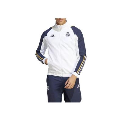 Maglia da Calcio Real Madrid Real Pre Zip Collo a Strisce Uomo jersey IB0863