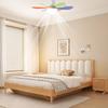 LED Ceiling Fan Light with Wireless Remote LED Fan Lamp Control 3 Color Lights Dimmable Base Lamp for Bedroom Living Room Home