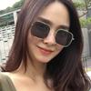Hong Kong Style Female Sunglasses Square Shape UV Protection Women Sun Glasses High Quality Men Sunglass