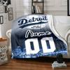 Detroit Baseball Theme Home Blankets Comfortable Soft Lightweight Multiseason Blanket For Picnics Sofas Offices Beds Living Rooms Perfect Gift For