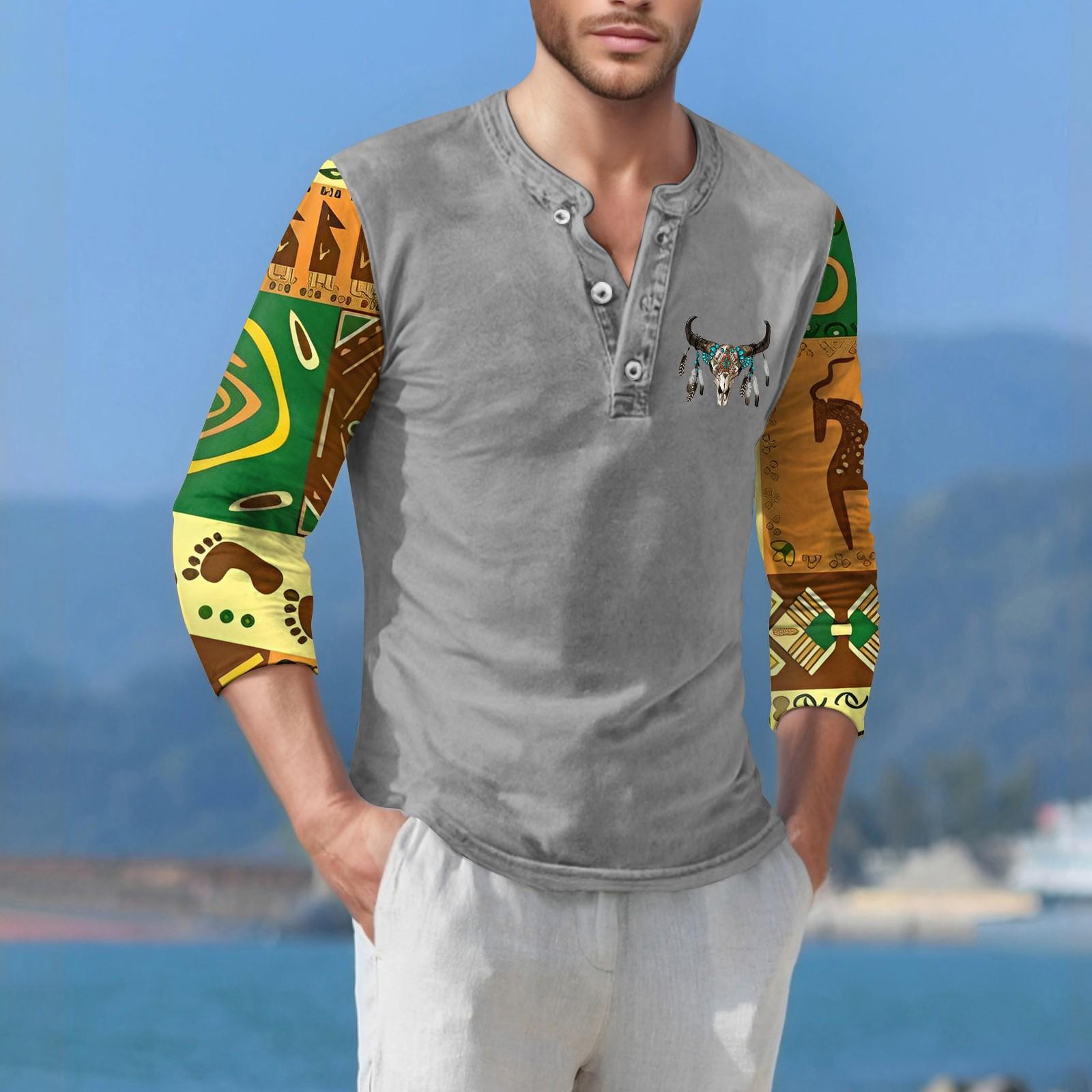 

Мужская футболка уличная повседневная мода с длинными рукавами XL