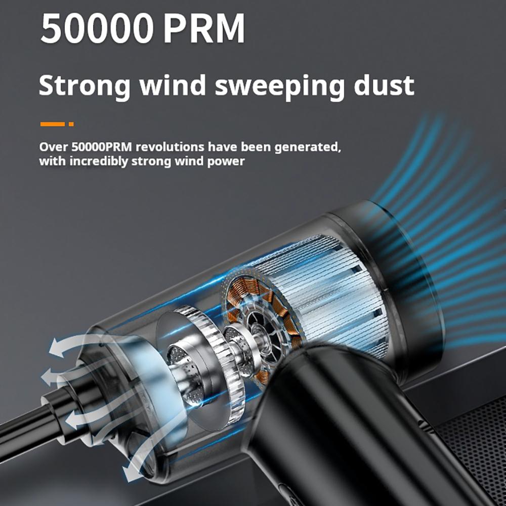 50000PRM Vacuum Cleaner Super Powerful Portable Dust Blower Blowing Charge Handheld Large Suction Vacuum Cleaner For Car Home