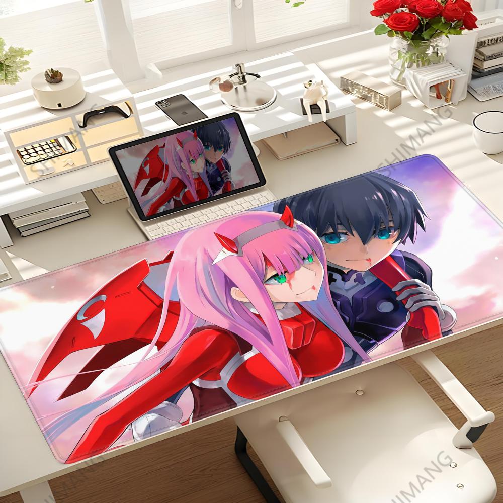 Nonslip Computer Mousepad HD Printing Quick delivery Gamer Desk Mat Accessories Zero Two Darling In The FranXX  XXL Table Pad