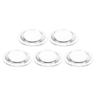 PATIKIL Durchmesser 45 mm Höhe mm 5 Stück Linse Acryl LED Optische Konvexe Kondensorlinse für LED Taschenlampe Fahrradscheinwerfer Transparent 14,5
