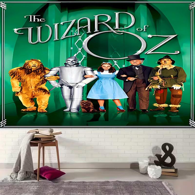 1pc The Wizard of Oz Tapestry, Living Room, Bedroom, Office, Party Decor, Ideal Festive Gift